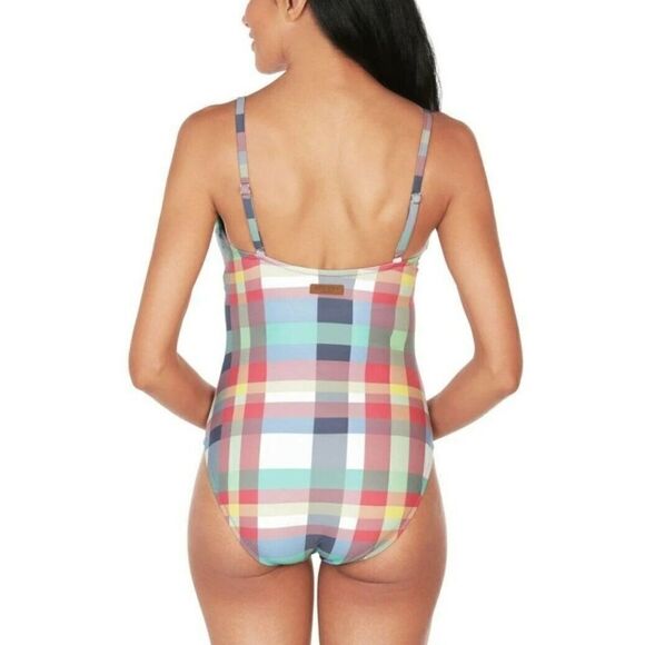 Sperry Multi-Color Checker One Piece Swimsuit - Picture 3 of 3